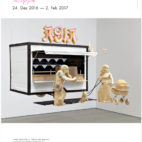 Marc Fromm: Krippe, 2009. Linde, Stahlblech, Gold, Öl. 120 x 100 x 220cm. Sammlung Würth, Inv. 16161. Foto : Hans-Georg Gaul © Marc Fromm