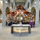 Hermann Josef Hack Basislager / Base Camp. Eucharistiefeier zum 4. Advent. Kunst-Station Sankt Peter Köln, 2014. Foto: Andreas Pohlmann Hermann Josef Hack Basislager / Base Camp. Eucharistiefeier zum 4. Advent. Kunst-Station Sankt Peter Köln, 2014. Foto: Andreas Pohlmann